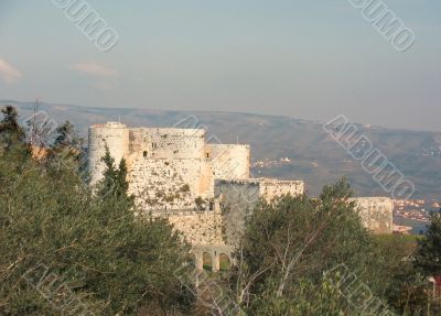 Medieval Crusaders fortress Medieval Crusaders fortress