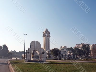 Mosque in the morning Mosque in the morning