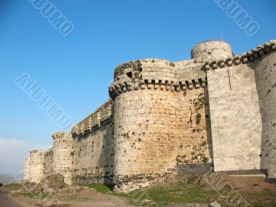 Medieval Crusaders fortress Medieval Crusaders fortress