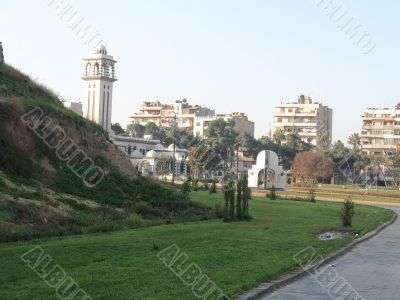 Mosque in the morning time