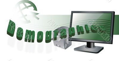 demographics word cloud from monitor screen demographics word cloud from monitor screen