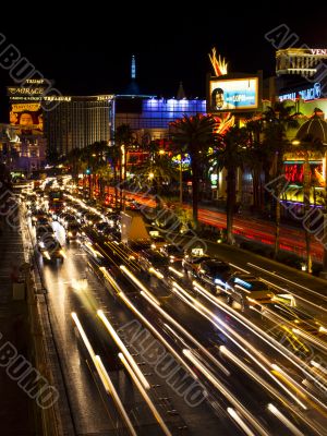 las vegas at night