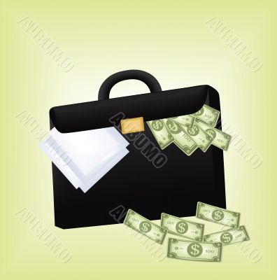 briefcase full of money