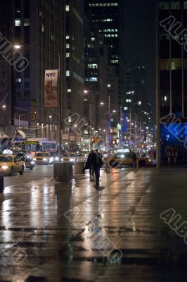 streets of new york at night