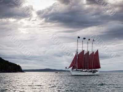 sailboat on the water