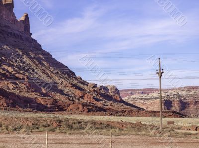 rock cliff in moab
