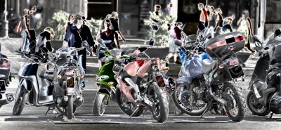 motorcycle parking in barcelona