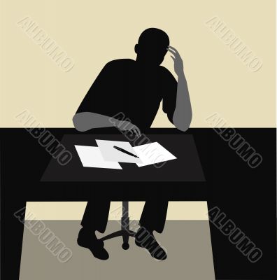 businessman with paperwork