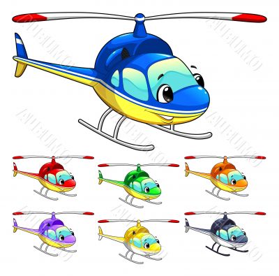 Funny helicopter.
