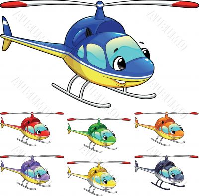 Funny helicopter.