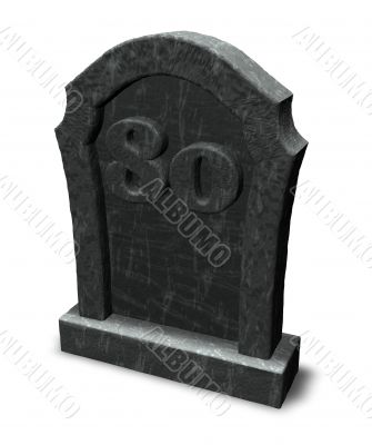 number eighty on gravestone