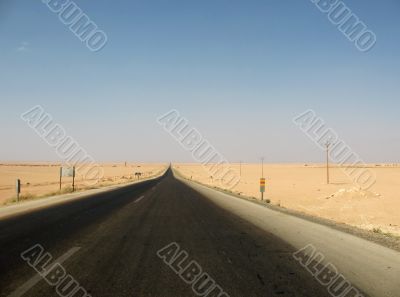 Road in the desert