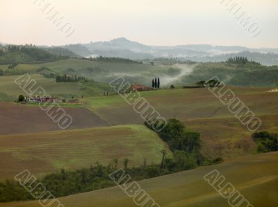 Tuscan Hillside Homes