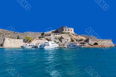 The island-fortress of Spinalonga