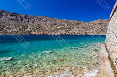 The island-fortress of Spinalonga  