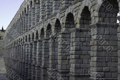 Roman Acueduct in Segovia, Spain