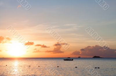 Sunset in Antigua