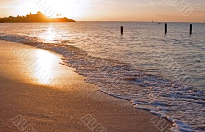 Sunset in Antigua