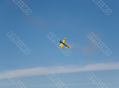 flying plane in the sky flying plane in the sky