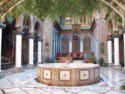Fountain in the eastern courtyard