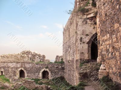 Walls of the medieval  fortress