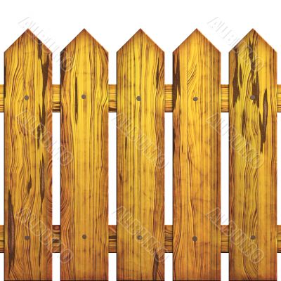 Seamless picket fence