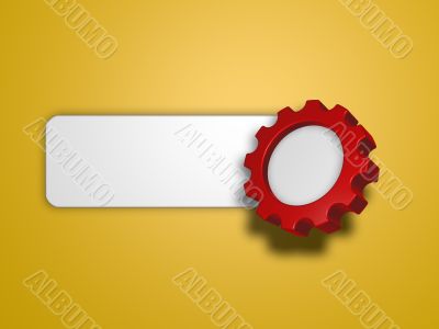 gear wheel banner