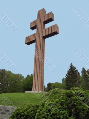 Lorraine Cross memorial Charles de Gaulle