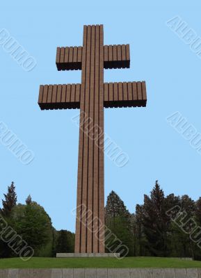 Lorraine Cross memorial Charles de Gaulle