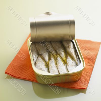 Sardines and Napkin 