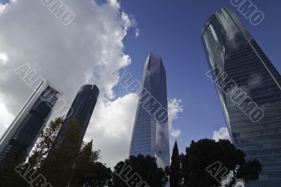 Four Towers Skyscrapers Madrid