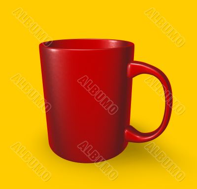 red mug