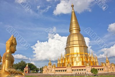 temple Phra Bat Huai Tom.