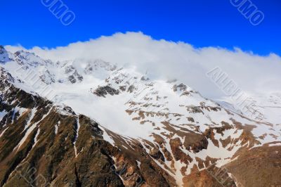 Caucasus mountains Dombai