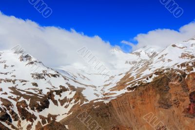 Caucasus mountains Dombai