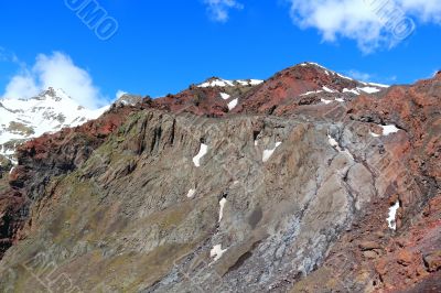 Caucasus mountains Dombai