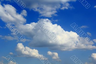 Image of summer fluffy sky