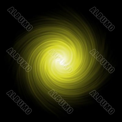 Yellow abstract background spiral