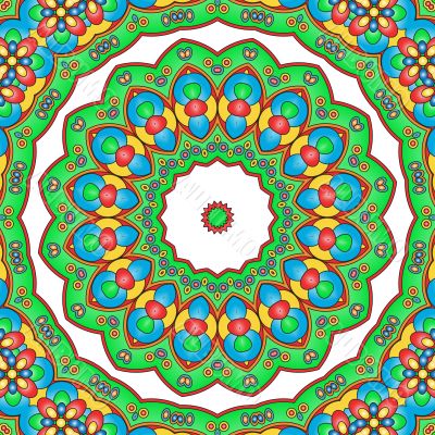 Colored mandala Colored mandala