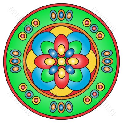 Colored mandala Colored mandala