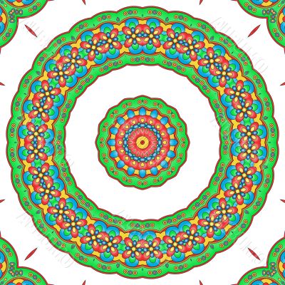 Colored mandala Colored mandala