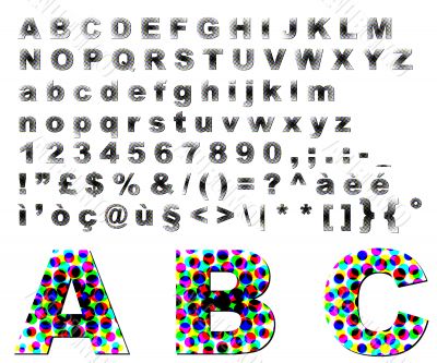 Dots fantasy alphabet Dots fantasy alphabet