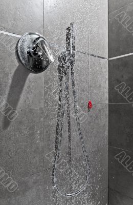 Shower water entire Shower water entire