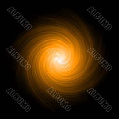 Orange abstract background spiral