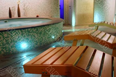 Spa relax room