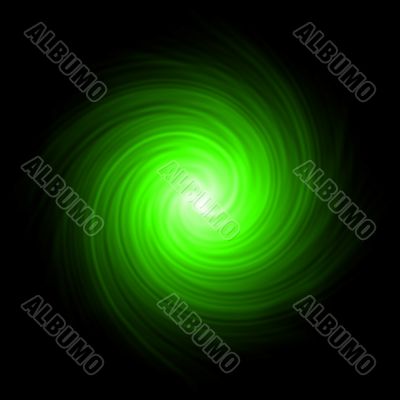 Green abstract background spiral Green abstract background spiral
