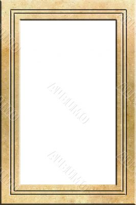 Parchment portrait frame
