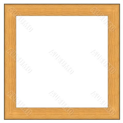 Wood portrait frame