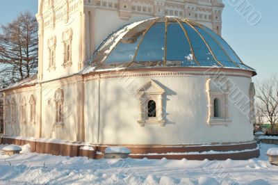 Detail of an ancient orthodox church 