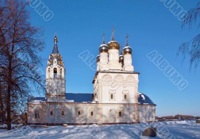 Church of Our Saviour on the bluff in Ryazan